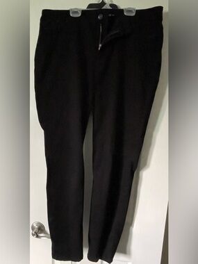 Chico's Platinum Black Cotton Blend Jeggings Jean Pants